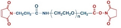 MAL-PEG-NHS 马来酰亚胺聚乙二醇 琥珀酰亚胺乙酸酯,Maleimide-PEG- Succinimidyl Carboxymethyl ester