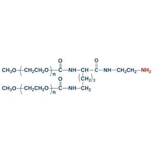 mPEG2-NH2 分枝单甲氧基 聚乙二醇胺