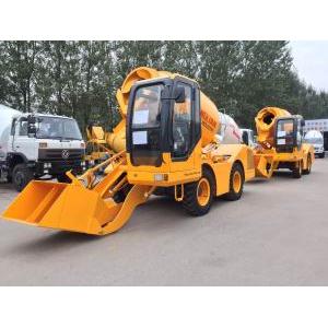 Self loading mixer truck concrete