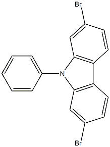 2,7-二溴-9-苯基咔唑,2,7-Dibromo-N-phenylcarbazole