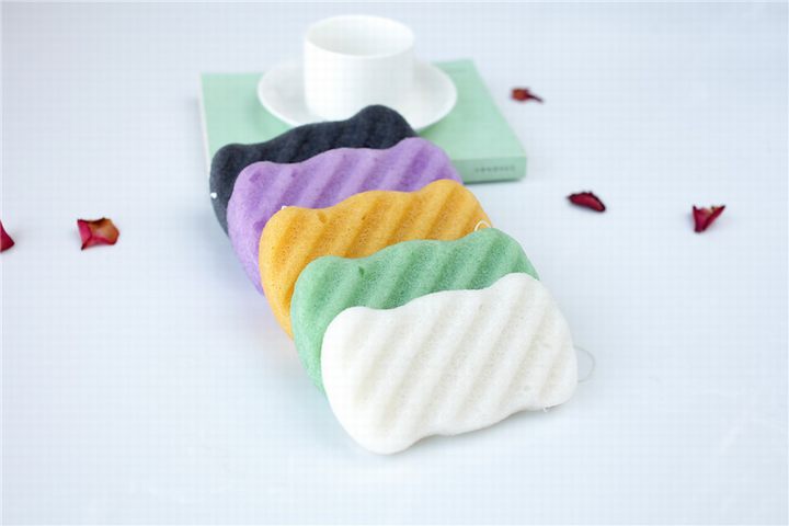 Wavy Shaped Bath Kongjac Sponge,Wavy Shaped Bath Kongjac Sponge