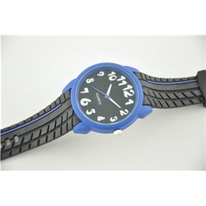 Sport Plastic Watch with Oil Painted Metal Case
