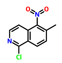 1-氯-6-甲基-5-硝基-异喹啉,1-chloro-6-methyl-5-nitroisoquinoline