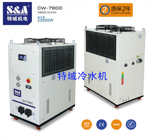 8KW半導(dǎo)體熔覆冷卻？當(dāng)然用特域CW-7800冷水機(jī),chiller