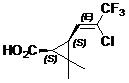 (1S,3S,E)-3-(2-chloro-3,3,3-trifluoroprop-1-enyl)-2,2-dimethylcyclopropanecarboxylic acid,(1S,3S,E)-3-(2-chloro-3,3,3-trifluoroprop-1-enyl)-2,2-dimethylcyclopropanecarboxylic acid