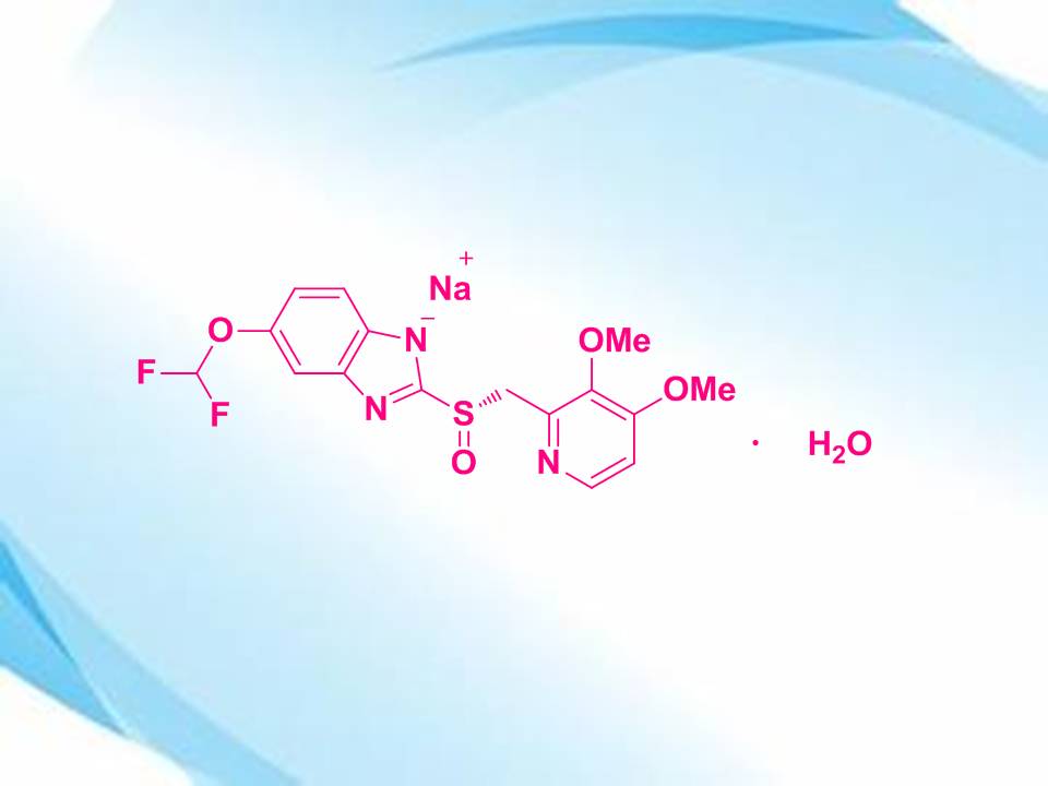 左旋泮托拉唑钠,Levopantoprazole Sodium；(S)-(-)-Pantoprazole sodium