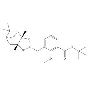 2-Methoxy-3-(2,9,9-trimethyl-3,5-dioxa-4-bora-tricyclo[6.1.1.02,6]dec-4-ylmethyl)-benzoic acid tert-butyl ester