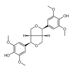 (-)-丁香树脂酚-4-O-β-D-呋喃芹糖基-(1→2)-β-D-吡喃葡萄糖苷,（-）-Syringaresnol-4-O-β-D-apiofuranosyl-(1→2)-β-D-glucopyranoside