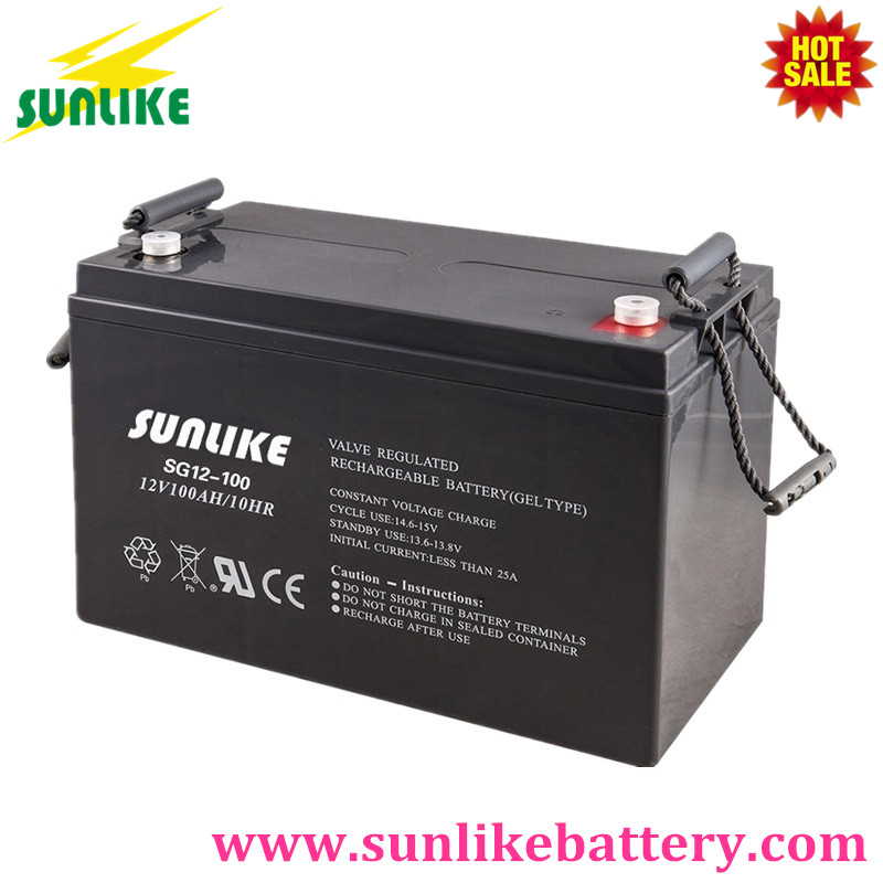 12V100ah Solar Gel Battery Free Maintenance for Emergency Light,Gel Battery SG12-100