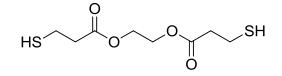 乙二醇-二（巯基丙酸酯）,ethane-1,2-diyl bis(3-mercaptopropanoate)（EGMP）