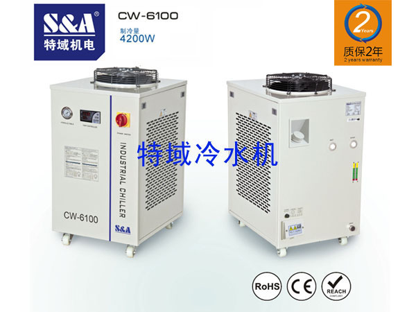 S&A 冷水機全力以赴助金屬射頻管打標機快速冷卻,chiller