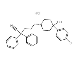 BX512,5-[4-(4-chlorophenyl)-4-hydroxypiperidin-1-yl]-2,2-diphenylpentanenitrile,hydrochloride