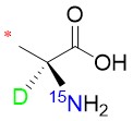 L-丙氨酸(2-D, 98%; 15N, 98%; 3-13C, 99%),L-Alanine(2-D, 98%; 15N, 98%; 3-13C, 99%)