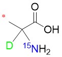 DL-丙氨酸(2-D, 98%; 15N, 98%; 3-13C, 99%),DL-Alanine(2-D, 98%; 15N, 98%; 3-13C, 99%)