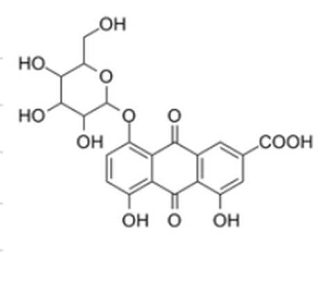 大黄酸-8-O-β-D-葡萄糖苷,Rhein-8-O-β-D-glucopyranoside