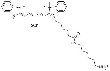 Cyanine5 amine,CY5 NH2,Cy5 amine,Cy5 氨基活性染料,Cyanine5 amine,CY5 NH2,Cy5 amine