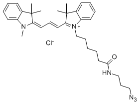 Cyanine3 azide，Cy3 azide，叠氮类荧光染料,Cyanine3 azide，Cy3 azide