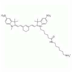 Sulfo-Cyanine7 amine，Sulfo-Cy7 NH2，氨基活性染料,Sulfo-Cyanine7 amine，Sulfo-Cy7 NH2