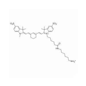 Sulfo-Cyanine7 amine，Sulfo-Cy7 NH2，氨基活性染料