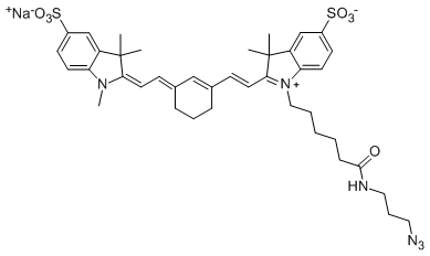 Sulfo-Cyanine7 azide，Sulfo-Cy7 azide，磺酸基活性染料,Sulfo-Cyanine7 azide，Sulfo-Cy7 azide