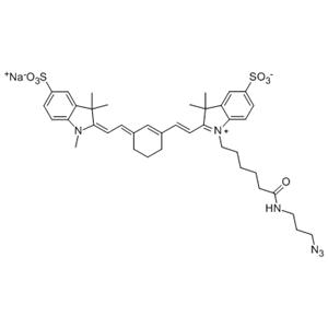 Sulfo-Cyanine7 azide，Sulfo-Cy7 azide，磺酸基活性染料