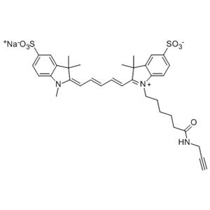 Sulfo-Cyanine5 alkyne，Sulfo-Cy5 alkyne