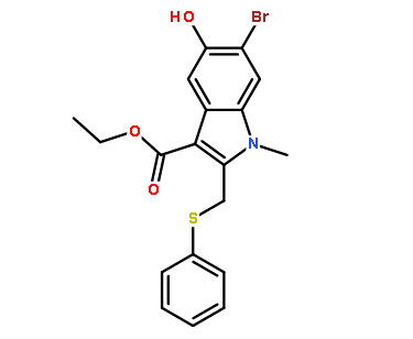 6-溴-5-羟基-1-甲基-2-(苯基硫甲基)吲哚-3-甲酸乙酯|131707-24-9,Ethyl 6-bromo-5-hydroxy-1-methyl-2-(phenylsulfanylmethyl)indole-3-carboxylate