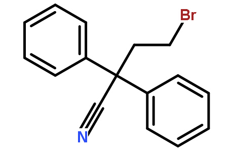 溴乙基二苯乙腈|39186-58-8|生产厂家价格|18062666904,4-BROMO-2,2-DIPHENYLBUTYRONITRILE