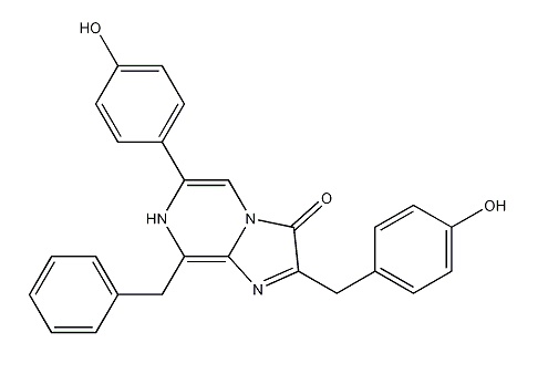 Renilla luciferase之底物腔肠素Coelenterazine,Coelenterazine
