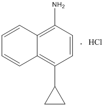 1-环丙基-4-萘胺盐酸盐,4-cyclopropylnaphthalen-1-aMine hydrochloride?