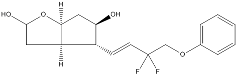 TF-Diol,2H-Cyclopenta[b]furan-2,5-diol, 4-[(1E)-3,3-difluoro-4-phenoxy-1-butenyl]hexahydro-, (3aR,4R,5R,6aS)- (9CI)