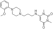 乌拉地尔,6-[[3-[4-(2-Methoxyphenyl)-1-piperazinyl]propyl]amino]-1,3-dimethyluracil