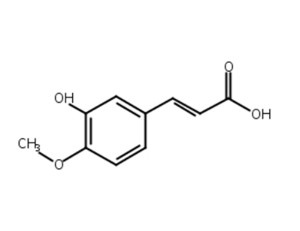 异阿魏酸(異阿魏酸，橘皮酸) CAS:537-73-5,Isoferulic acid