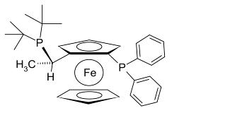 (S)-(-)-1-[(R)-2-二苯基膦二茂铁乙基-二叔丁基膦,(S)-1-[(R)-2-(DIPHENYLPHOSPHINO)FERROCENYL]-ETHYLDI-TERT.-BUTYLPHOSPHINE