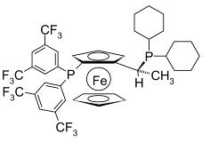 (-)- 1 - ((S)-2 - (3,5 -二三氟甲基苯基)膦]双环戊基磷,(R)-(-)-1-[(S)-2-(DI(3,5-BIS-TRIFLUOROMETHYLPHENYL)PHOSPHINO)FERROCENYL]ETHYLDICYCLOHEXYLPHOSPHINE