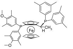 (2R)-1-[(1R)-1-[双(3,5-二甲苯基)膦]乙基]-2-[双(4-甲氧基-3,5-二甲苯基)膦]二茂铁(符合 CAS 标准),(R)-1-{(S)-2-[BIS(4-METHOXY-3,5-DIMETHYLPHENYL)PHOSPHINO]FERROCENYL}-ETHYLDI(3,5