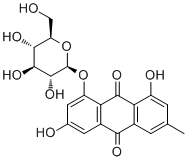 大黄素-8-β-D-吡喃葡萄糖苷,Anthraglycoside B(Emodin 8-glucoside