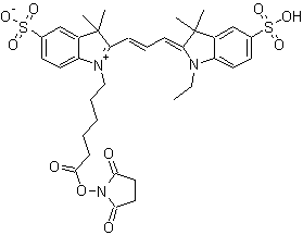 Cy3-N-羟基琥珀酰亚胺酯,Cy3-SE;Cy3 NHS Este