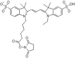 Cy3-N-羟基琥珀酰亚胺酯