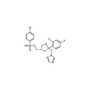 5-(2,4-二氟苯基)-5-(1,2,4-三唑-1-甲基)四氢呋喃-3-甲基]对氯苯磺酸酯