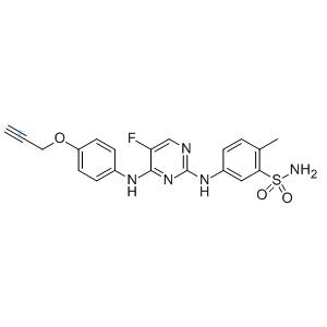 5-((5-氟-4-((4-(2-丙炔-1-氧基)苯胺)-2-嘧啶基)氨基)-2-甲基苯磺酰胺