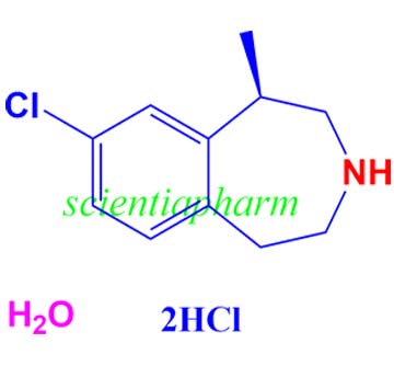 半水氯卡色林盐酸盐,(1R)-8-Chloro-2,3,4,5-tetrahydro-1-methyl-1H-3-benzazepine hydrochloride hemihydrate