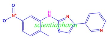 N-(2-甲基-5-硝基苯基)-4-(3-吡啶基)-2-氨基噻唑,N-(2-Methyl-5-nitrophenyl)-4-(3-pyridinyl)-2-thiazolamine