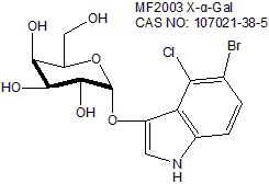 X-α-Gal（α-半乳糖苷酶显色底物/酵母双杂交检测）,X-α-Gal