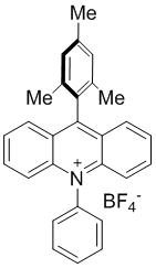 9-三甲基-10-苯基吖啶四氟硼酸盐,9-mesityl-10-phenylacridin-10-ium tetrafluoroborate