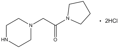 N-[(1-四氢吡咯羰基)甲基]哌嗪二盐酸盐,N-[(1-Tetrahydropyrrolylcarbonyl)methyl]piperazine dihydrochloride