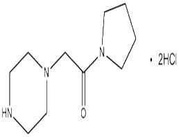 1-(1-哌嗪乙酰基)吡咯啶二盐酸盐