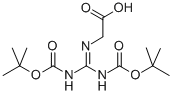 1,3-二-BOC-2-(羧基甲基)胍,2-[bis[(2-methylpropan-2-yl)oxycarbonylamino]methylideneamino]acetic acid