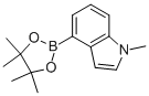 1-METHYLINDOL-4-BORONIC ACID, PINACOL ESTER,1-METHYL-1H-INDOLE-4-BORONIC ACID, PINACOL ESTER 97%1-METHYL-4-(4,4,5,5-TETRAMETHYL-1,3,2-DIOXABOROLAN-2-YL)-1H-INDOLE