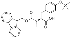 O-叔丁基-N-[(9H-芴-9-基甲氧基)羰基]-N-甲基-L-酪氨酸,Fmoc-N-Me-Tyr(tBu)-OH